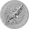 2026 Germania Mint Gungnir Artefacts 1oz silver collectible coin inspired by Odin's legendary spear from Norse mythology