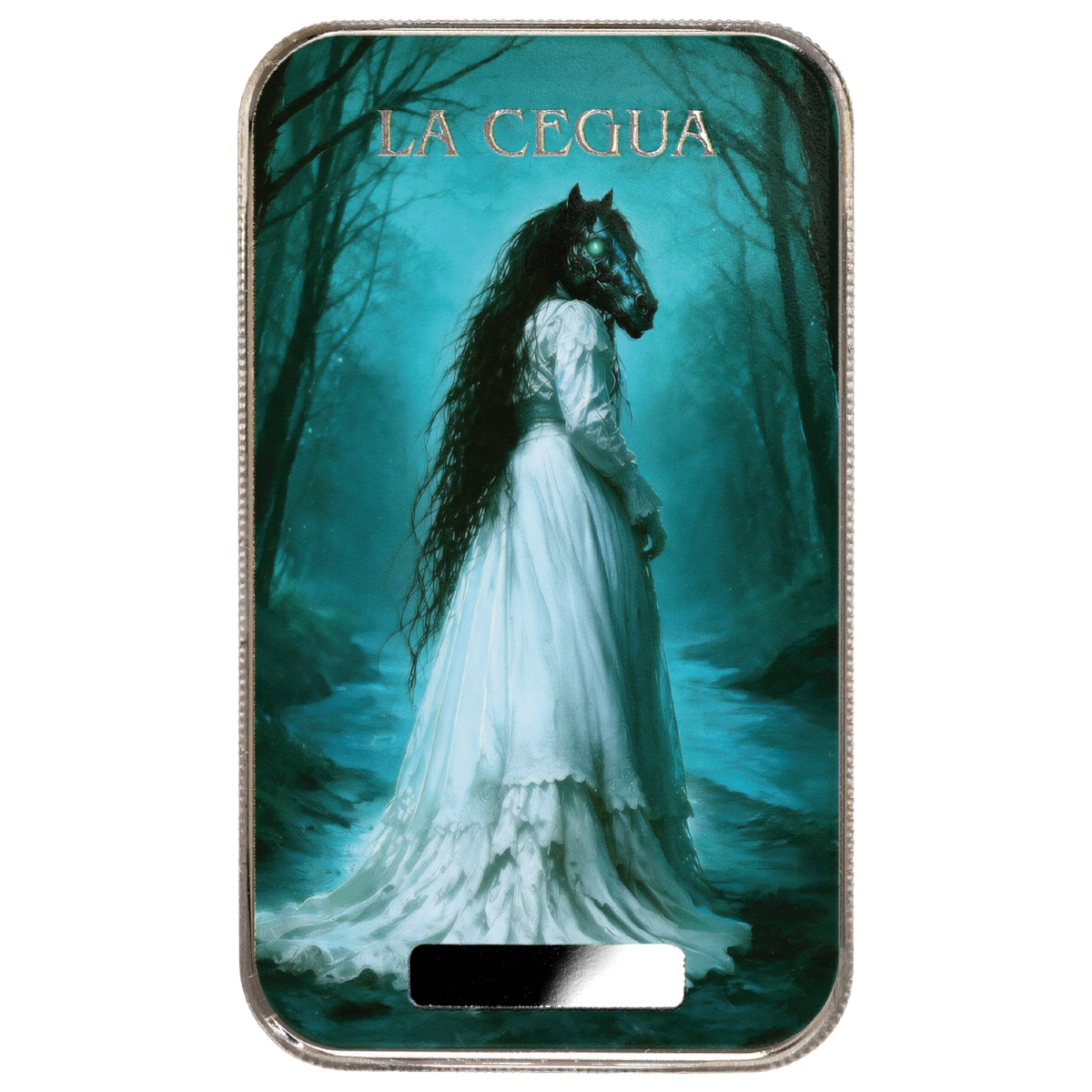 2026 Scottsdale Mint Monster Collection La Cegua 1oz Silver Colorized Bar