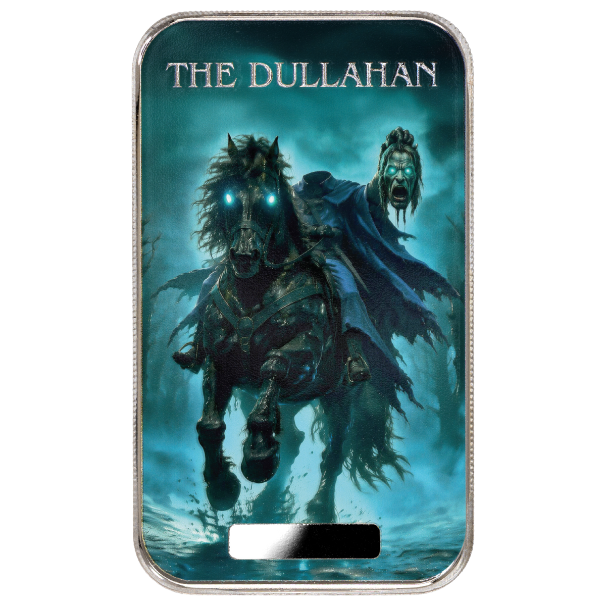 2026 Scottsdale Mint Monster Collection The Dullahan 1oz Silver Colorized Bar