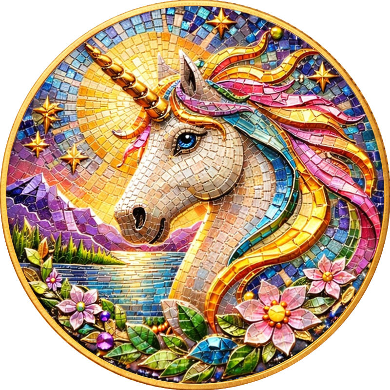 2026 Unicorn – Mythic Mosaic Edition 1oz .999 Fine Copper | Individually Numbered