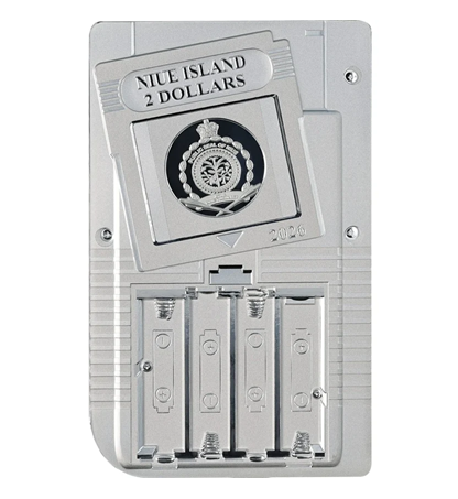 Game Toy TechStalgic 2026 $2 Niue 2oz Silver Coin | Limited Mintage 499
