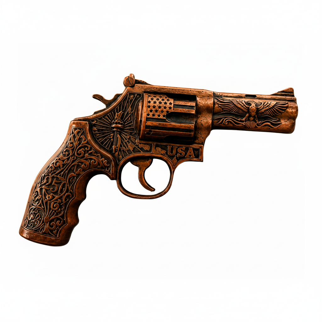 250th Anniversary Revolver – 2.5oz .999 Fine Copper Collectable