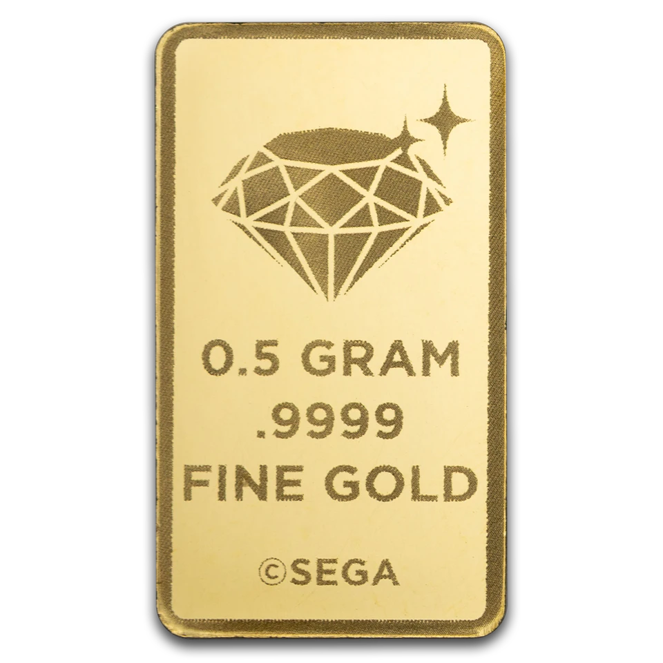 Sonic the Hedgehog™ 35th Anniversary – 0.5g .9999 Fine Gold Bar in TEP – Mintage 7,500