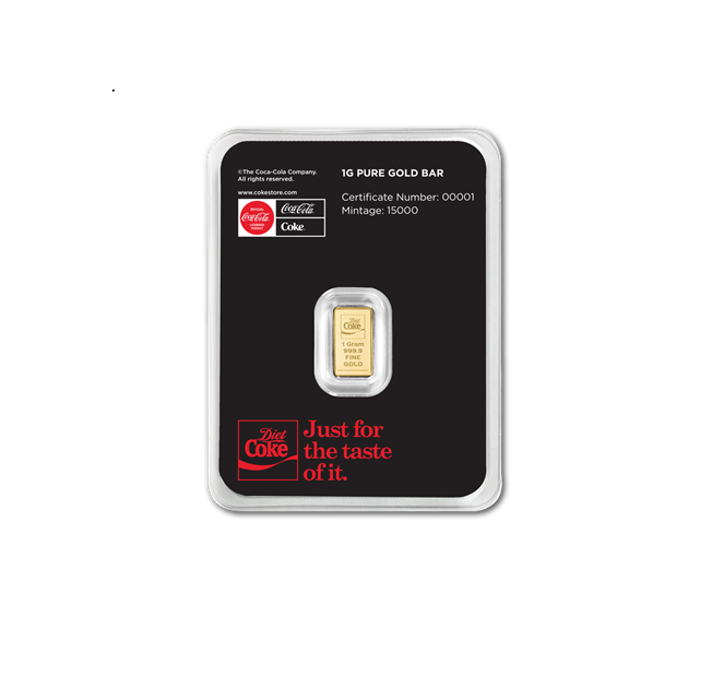 Diet Coke® 1g Gold Bar
