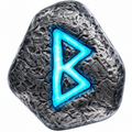 2025 Berkanan 1 oz Ag 999.9 Cast Rune – Germania Mint