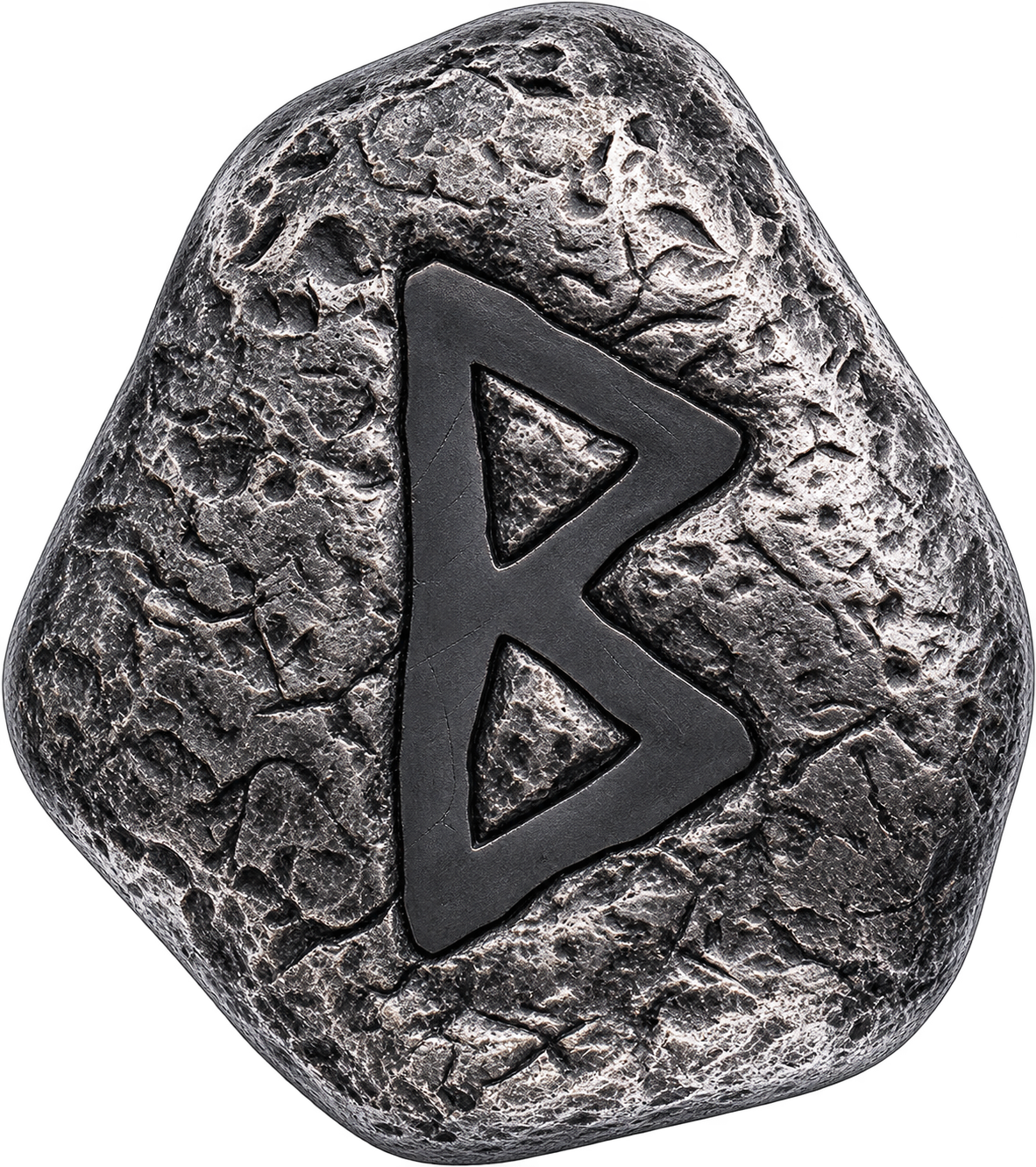2025 Berkanan 1 oz Ag 999.9 Cast Rune – Germania Mint