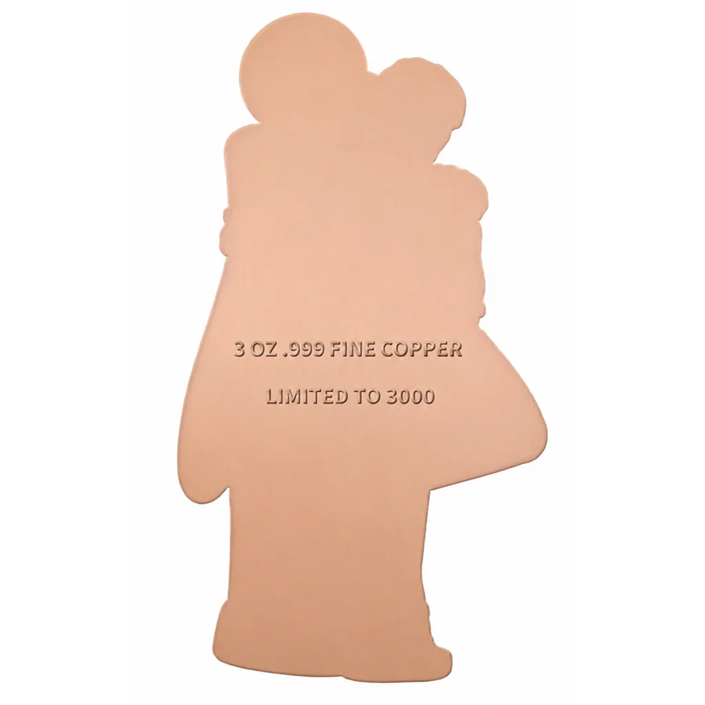 Fill 'Er Up Colourised Shaped 3oz Copper Medal