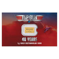 40 Years of Top Gun 2026 1g .9999 Gold Rectangular Coin in Card Perth Mint mintage 5000