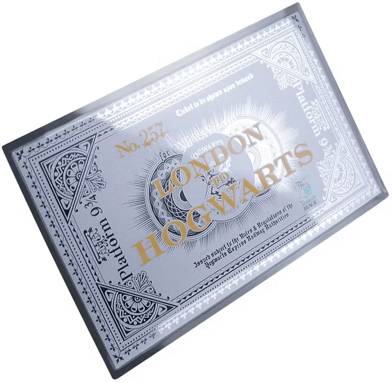 Harry Potter™ Hogwarts Express Ticket – 3g Silver Proof-Like Note