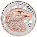 Native Impressions Wedge-Tailed Eagle 2026 $2 Rose Gold-plated Incuse 1oz Silver Proof Coin