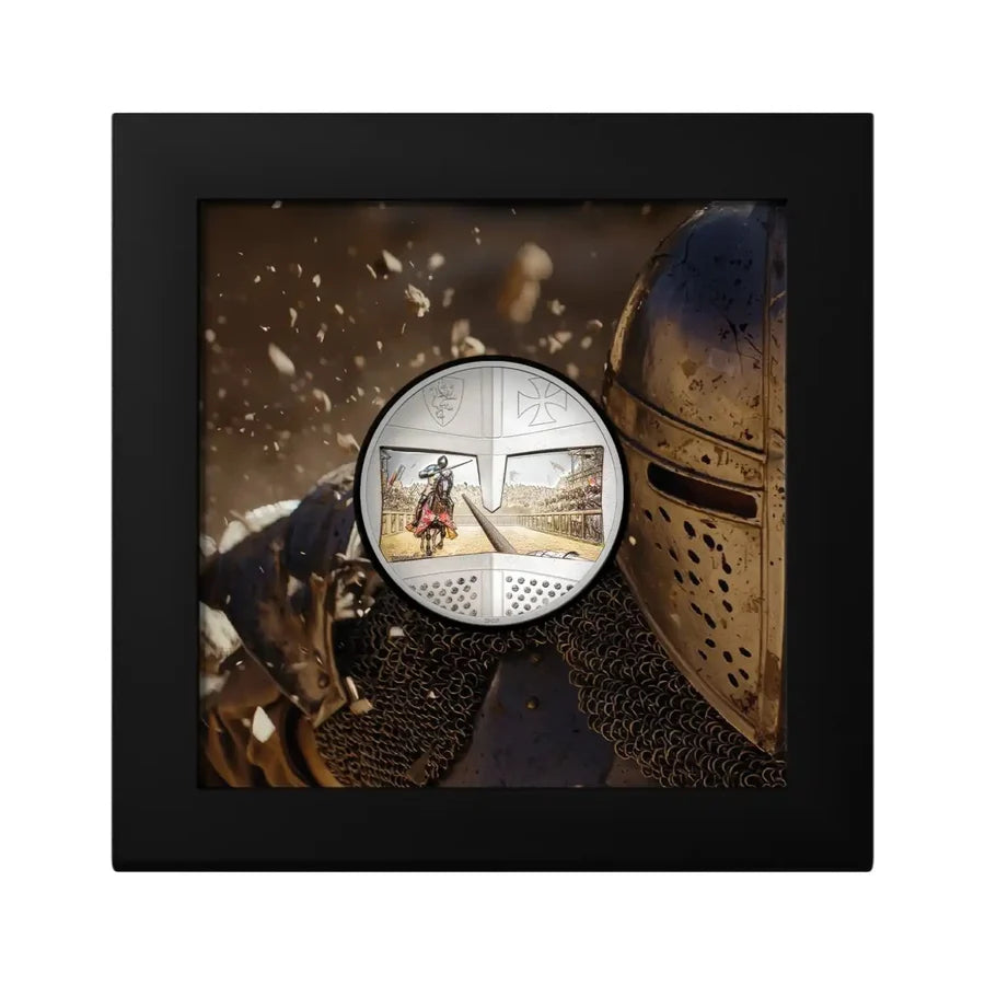 2026 Cook Islands JOUSTING Knight Games $5 1oz Silver Coin