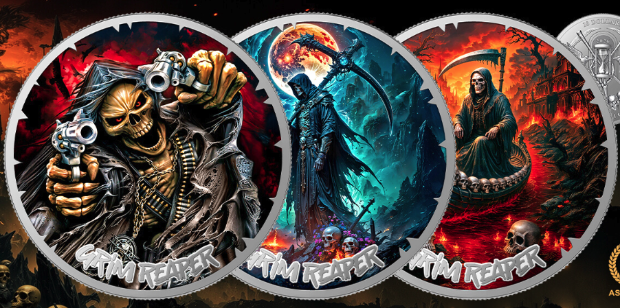 2026 Eternal Darkness – Grim Reaper Set of 3 x 1 oz