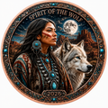 2026 North American Wildlife Series – Navajo Nation: Spirit of the Wolf 1oz Copper Medal