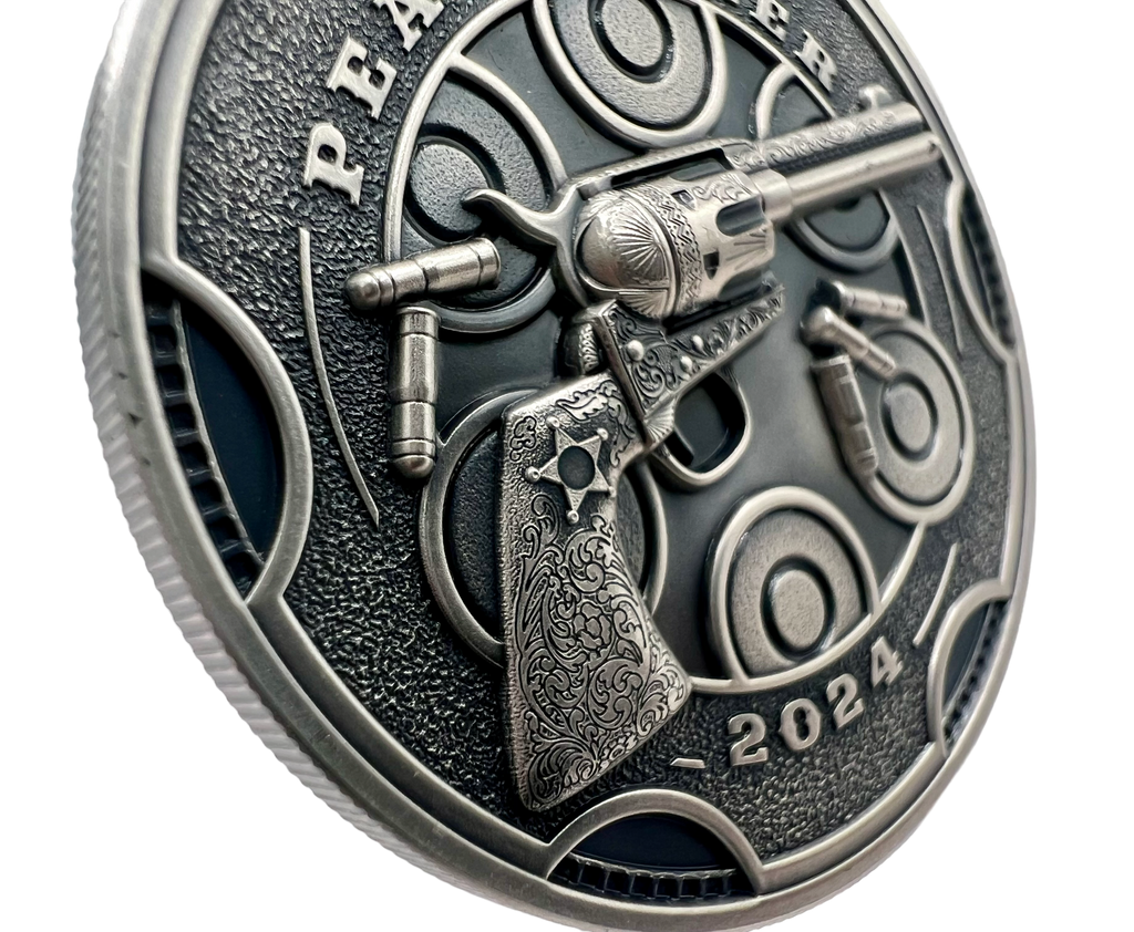 2024 Cameroon Peacemaker UHR 1 oz Silver Coin – NGC MS 70 Bullet Label