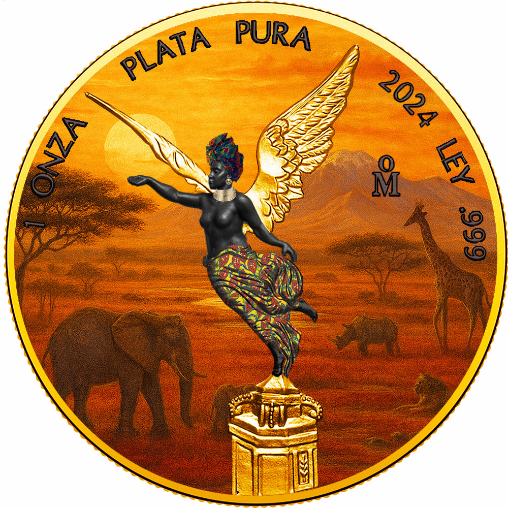 2024 MAMA LIBERTAD – Africa Wild Collection 1oz Silver Coin