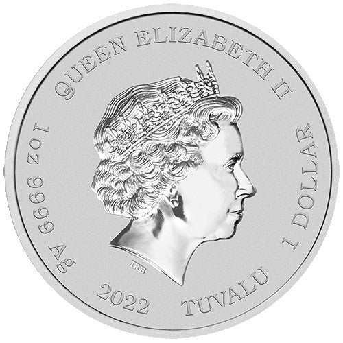 2022 $1 Bart Simpson 1oz Silver Coin in Card