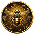 2026 Canada Maple Leaf The Golden Bee Edition 1oz Silver Coin
