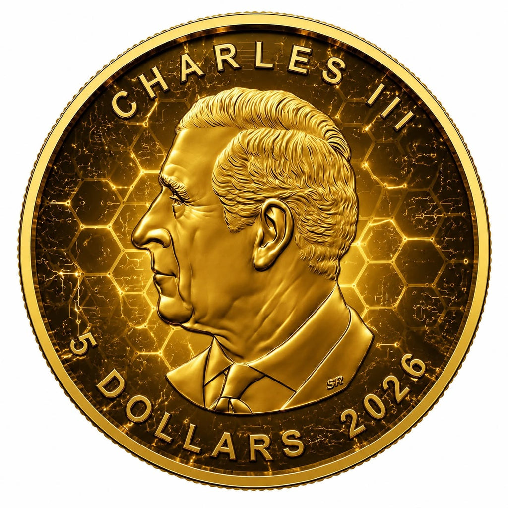 2026 Canada Maple Leaf The Golden Bee Edition 1oz Silver Coin