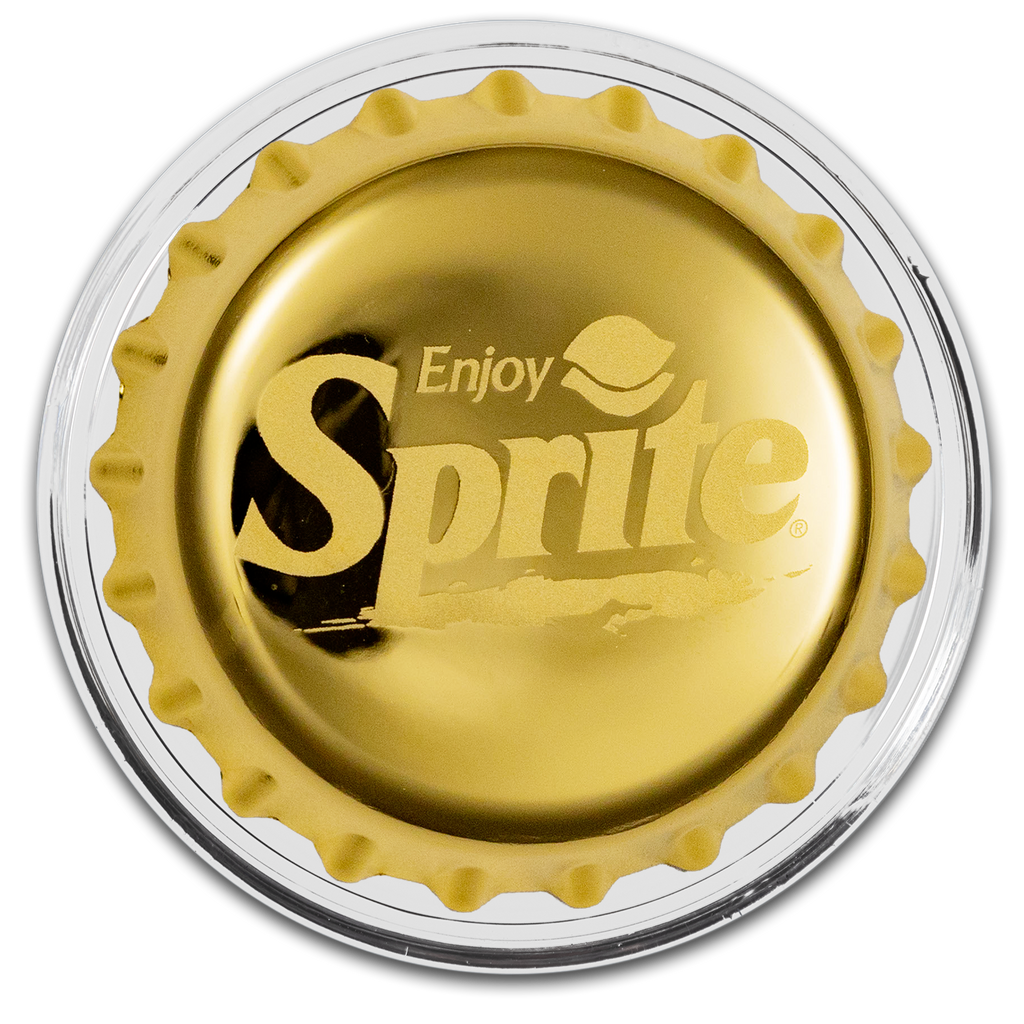 2026 Sprite 65th Anniversary Bottlecap 1.2g Gold Coin – PAMP Suisse