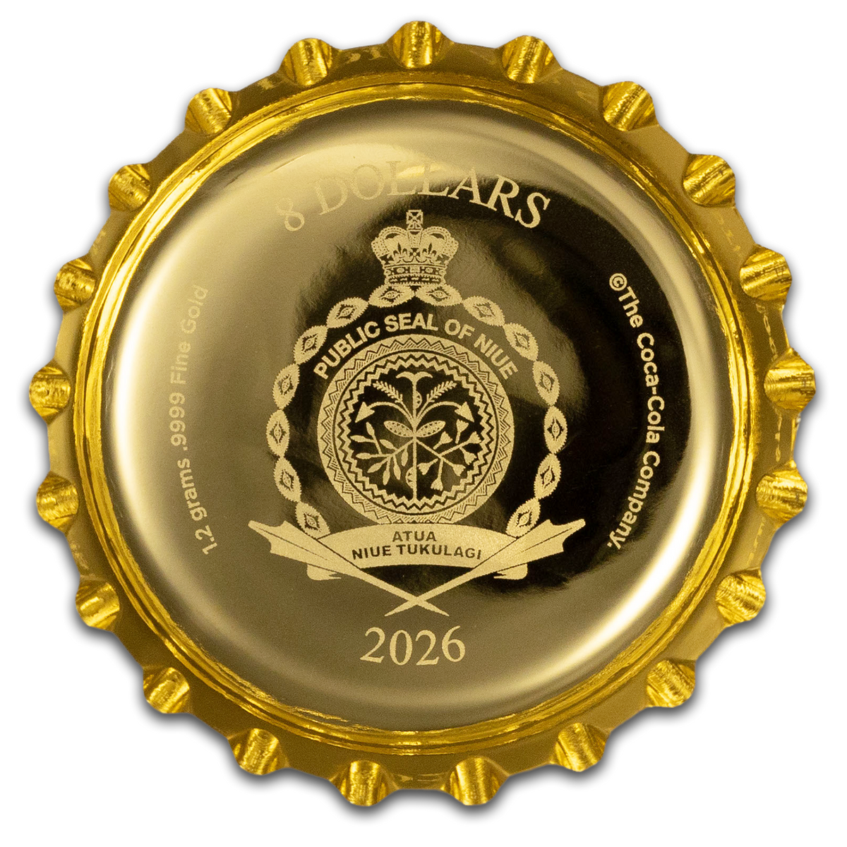 2026 Sprite 65th Anniversary Bottlecap 1.2g Gold Coin – PAMP Suisse