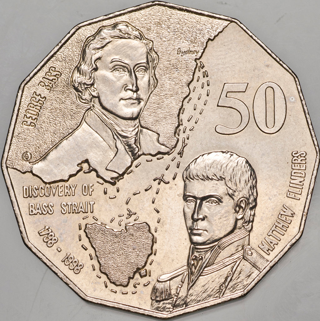 Australia Colonial Maritime 50c Cupro-Nickel Uncirculated 3-Coin Set