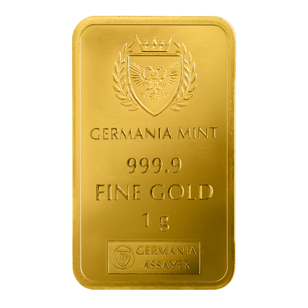 2027 Germania Mint Chinese Year of the Goat 1g Gold Minted Bar