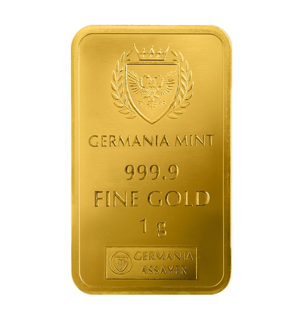 2027 Germania Mint Chinese Year of the Goat 1g Gold Minted Bar
