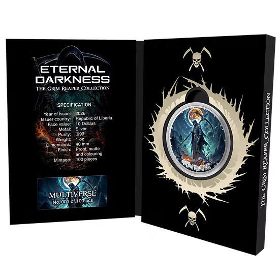 2026 Eternal Darkness – Grim Reaper Set of 3 x 1 oz