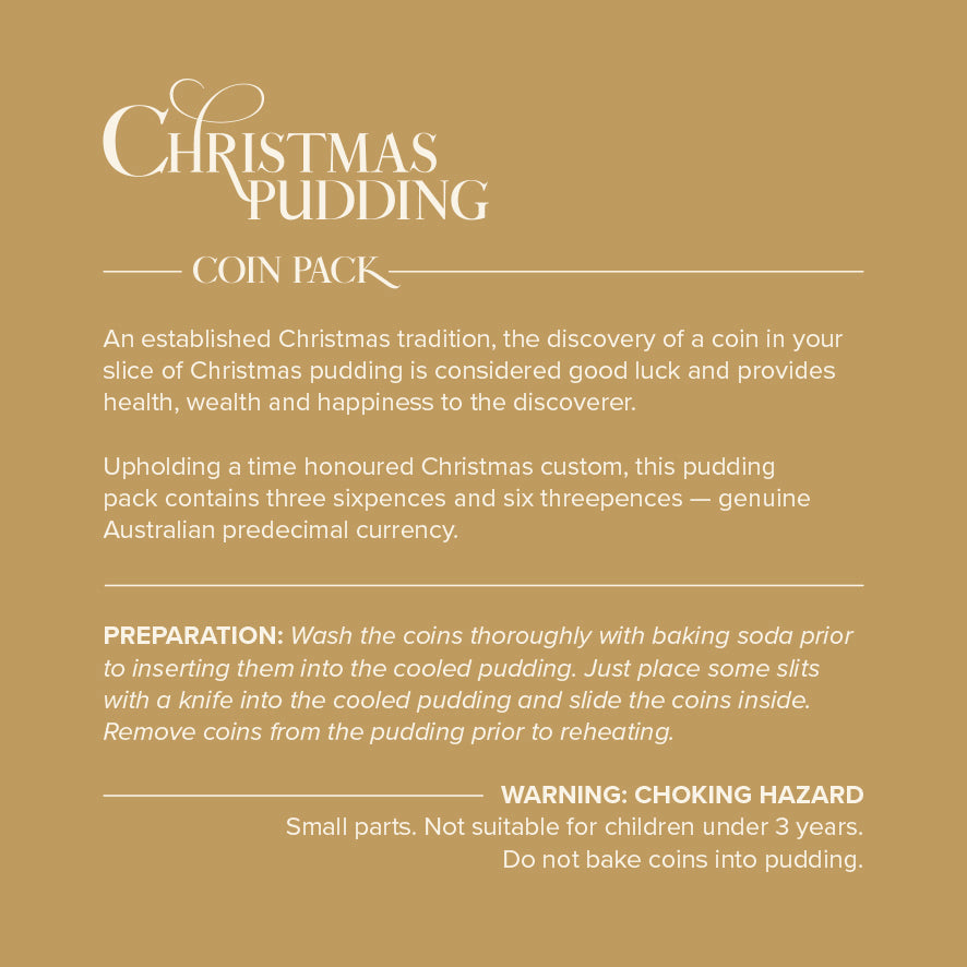 Christmas Pudding Pack – Genuine Australian Pre-Decimal Silver Coins