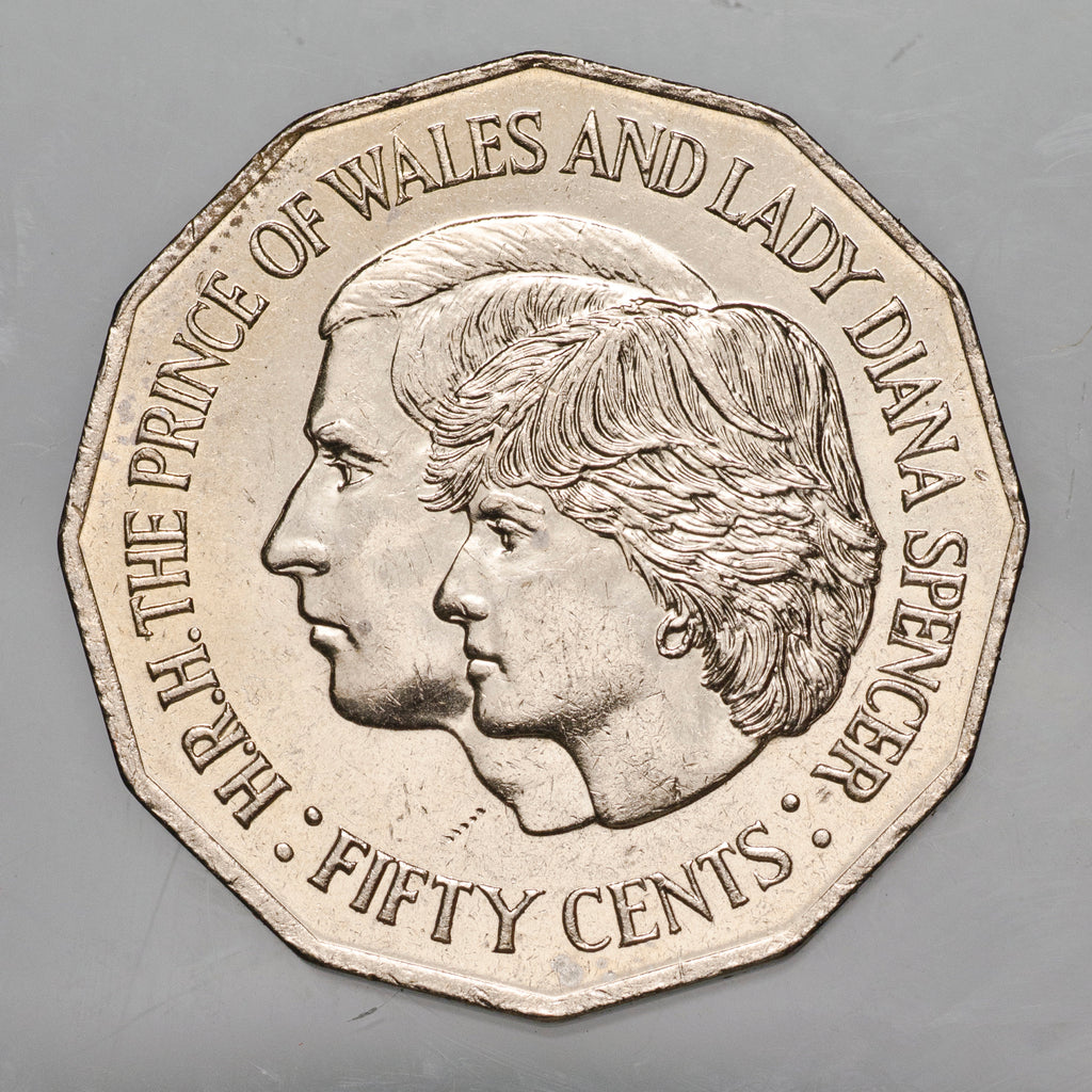 Australia 1981 50c & 2011 20c Royal Wedding Uncirculated Coin Pair – Downies