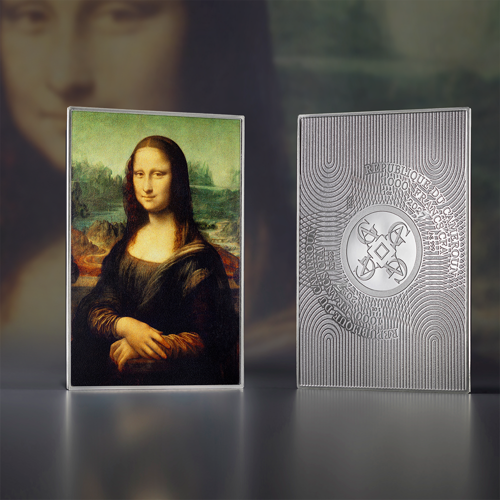 Mona Lisa – Leonardo da Vinci | 2027 1oz Silver Proof Coin – XXI Art Gallery