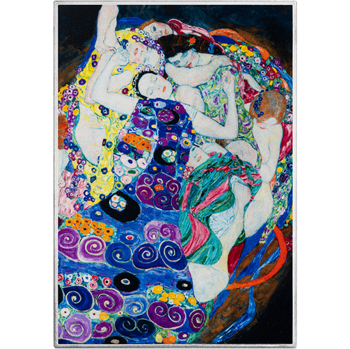 2027 Gustav Klimt – The Maiden 1oz Silver Proof Coin | XXI Art Gallery