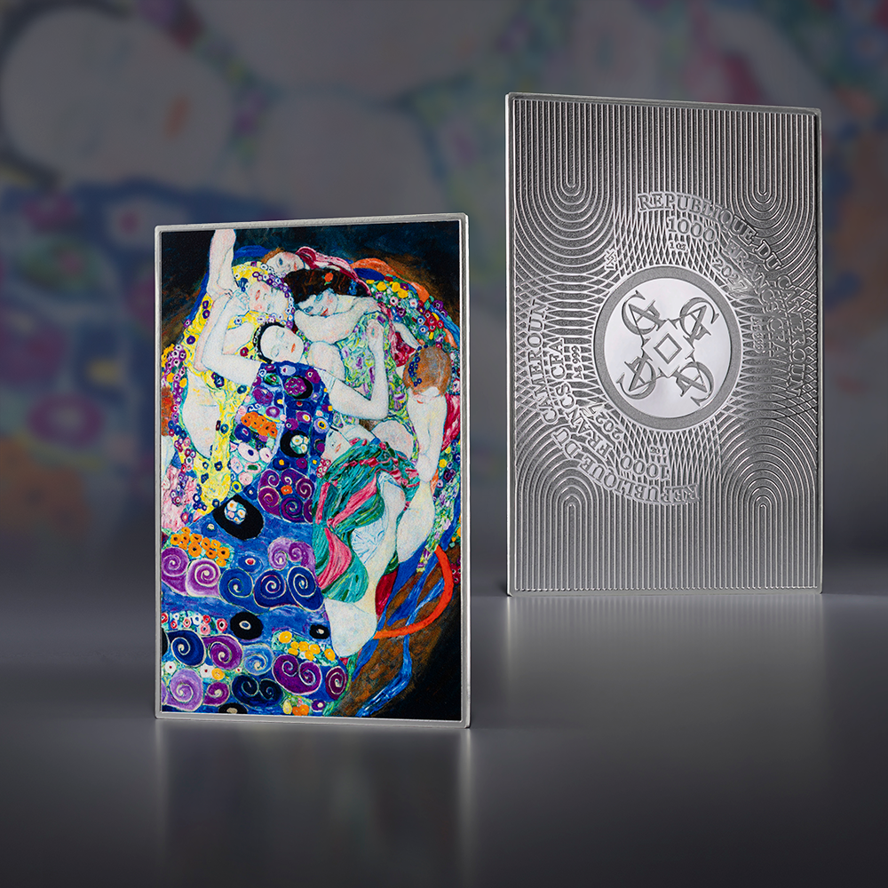 2027 Gustav Klimt – The Maiden 1oz Silver Proof Coin | XXI Art Gallery