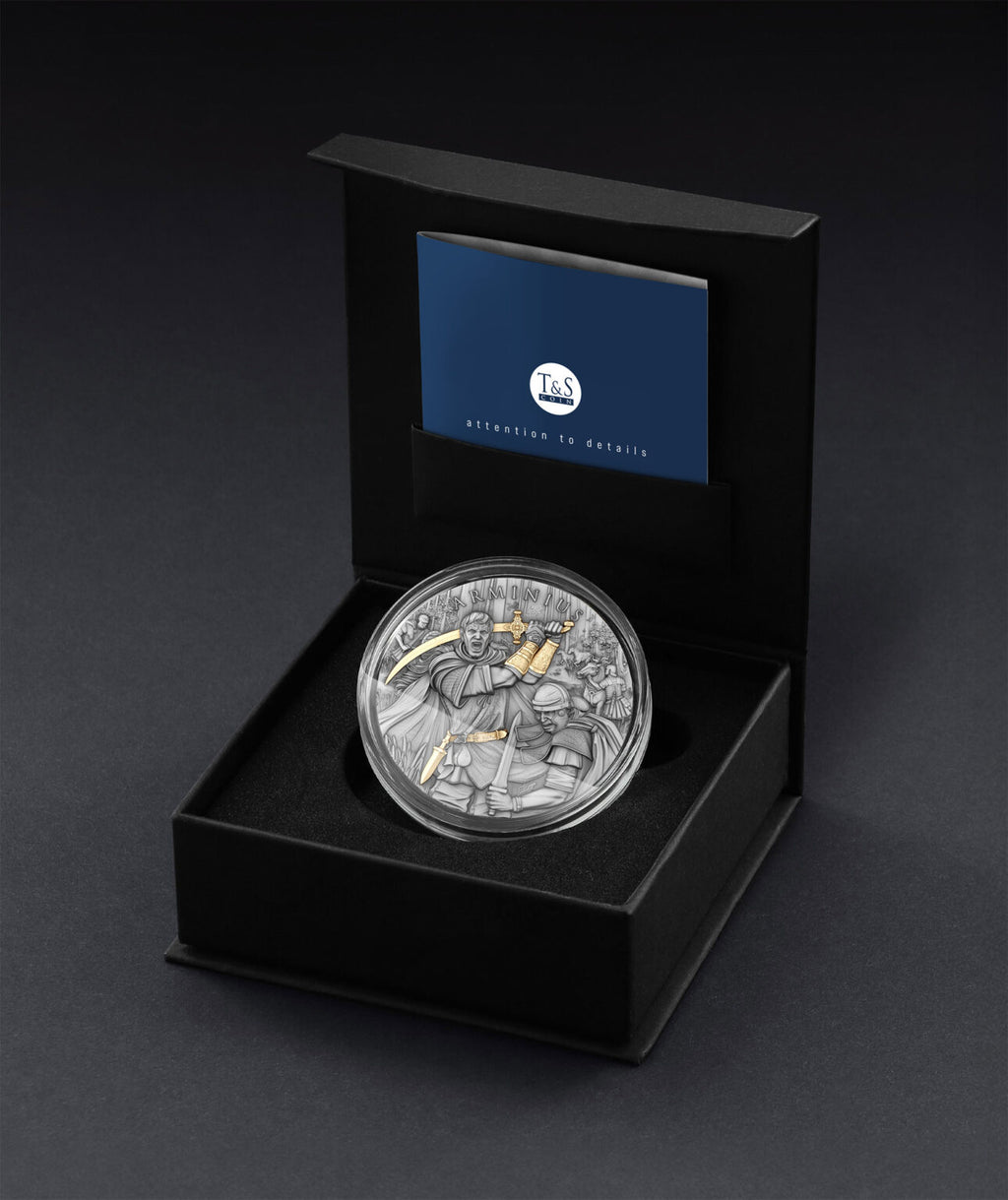 Arminius – Legendary Warriors 2oz Silver High Relief Coin | Niue $5
