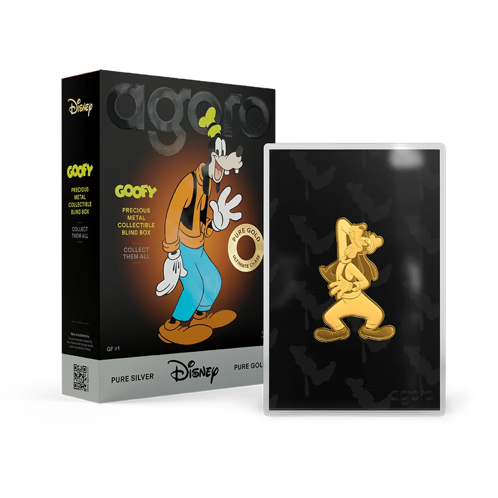 2026 Disney Goofy 1/2oz .9999 Fine Gold Chase Coin by Agoro Mintage 15