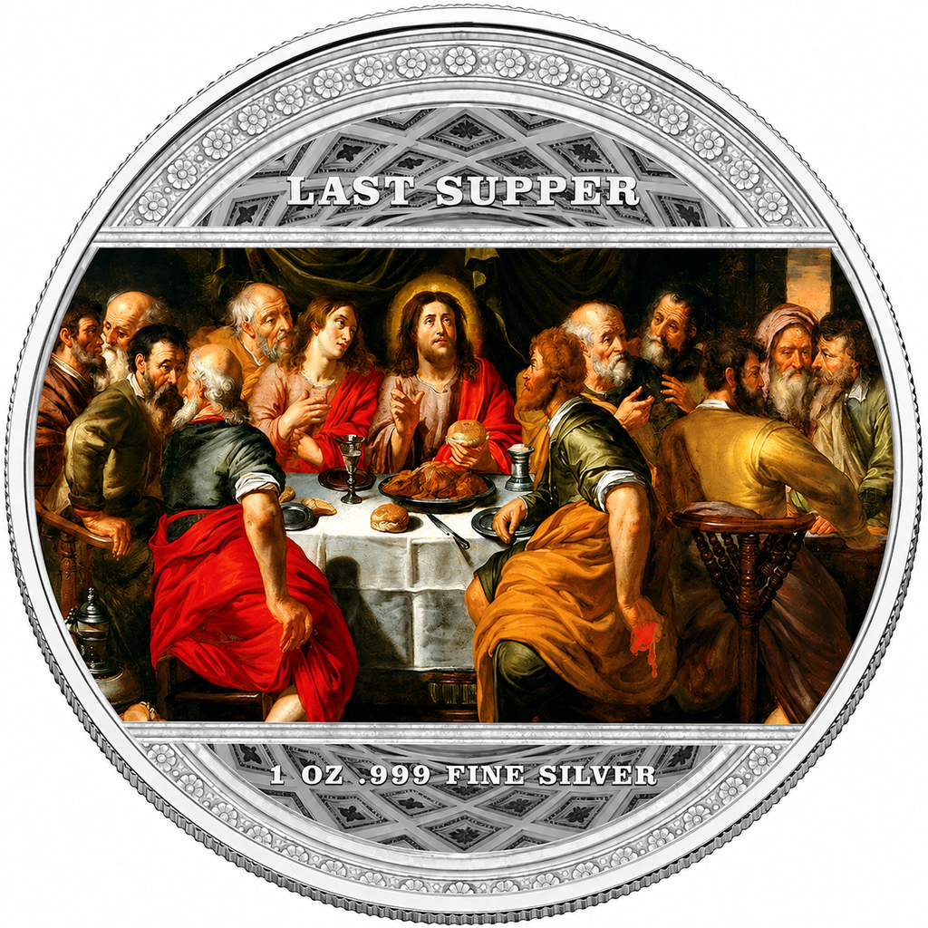 2026 Cameroon The Last Supper 1oz Silver Coin – 2000 Francs