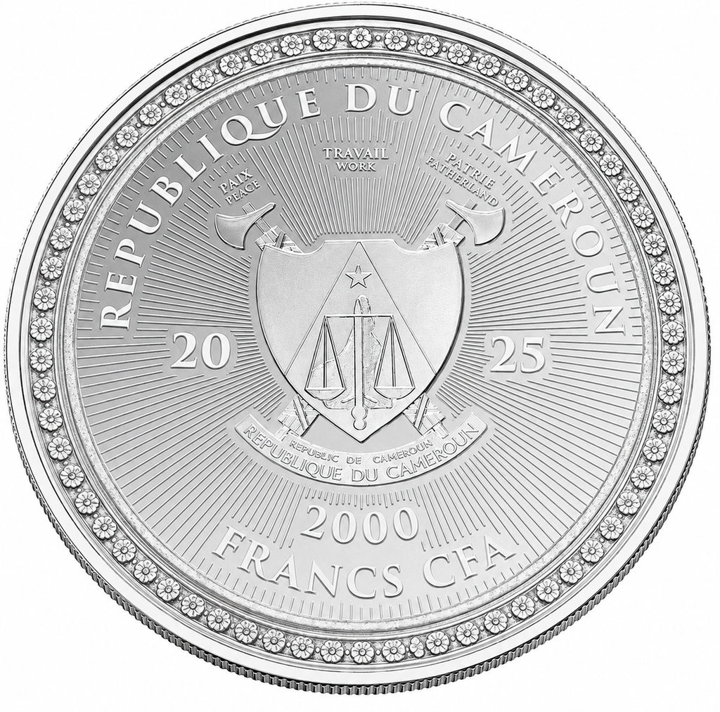 2026 Cameroon The Last Supper 1oz Silver Coin – 2000 Francs