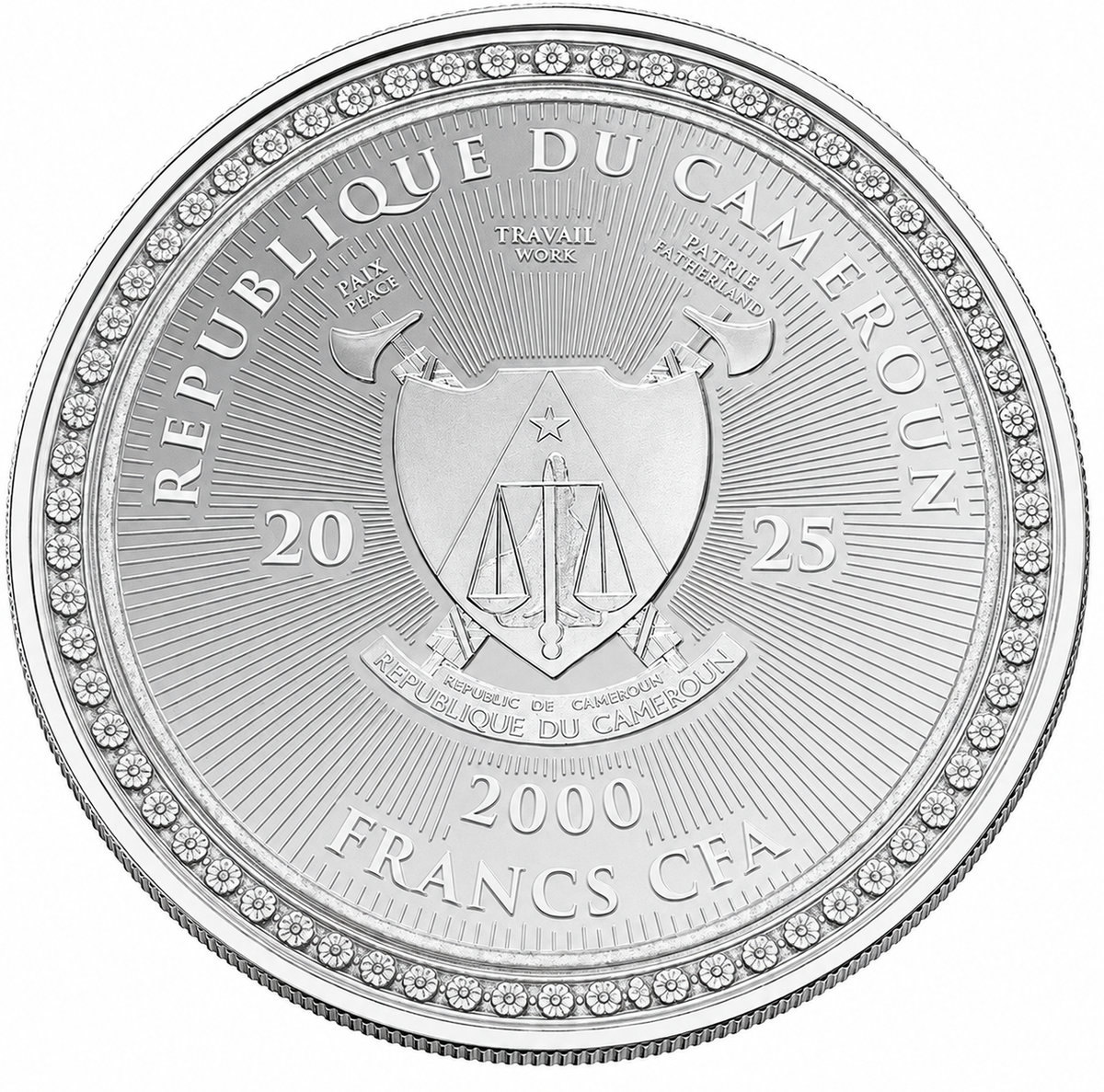 2026 Cameroon The Last Supper 1oz Silver Coin – 2000 Francs