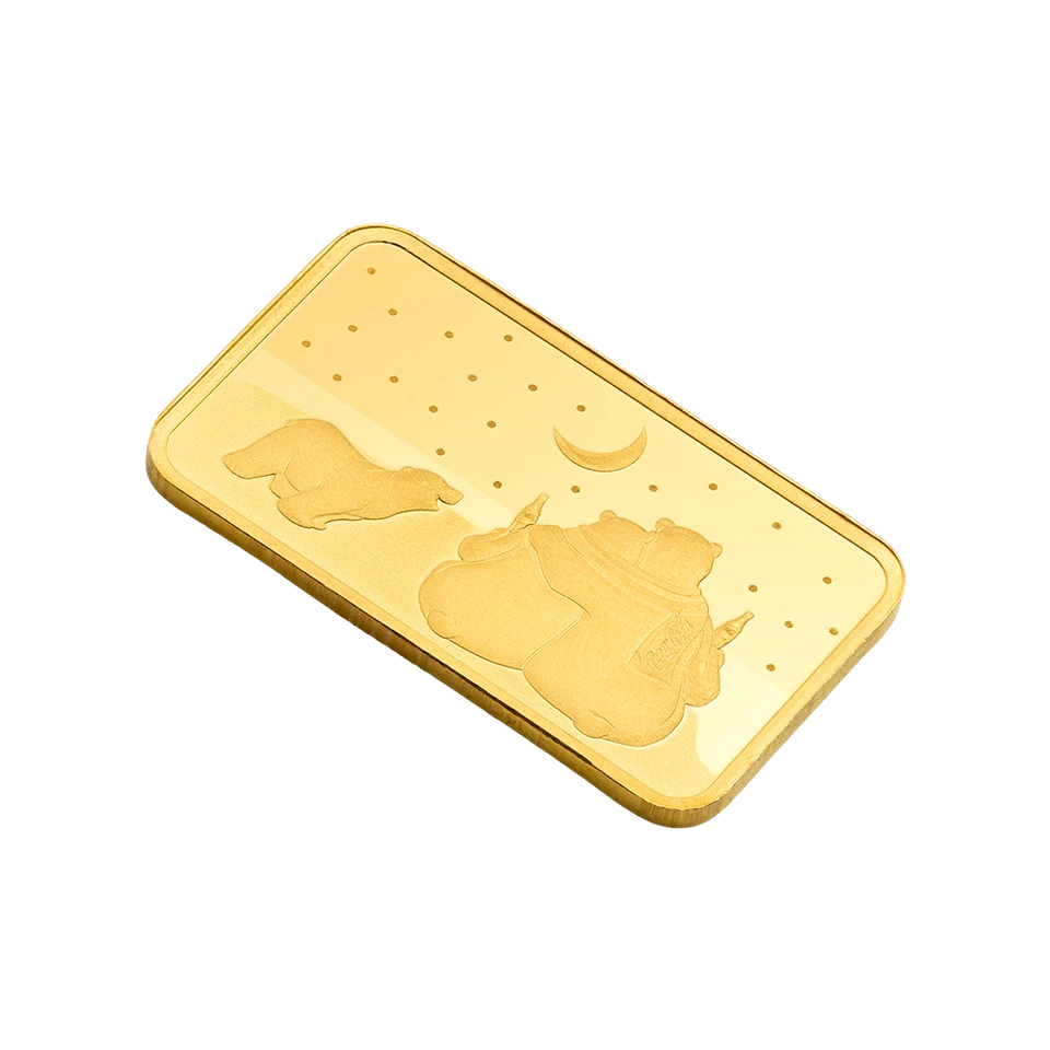 Coca-Cola® Polar Bears 3 – 5g Gold Bar
