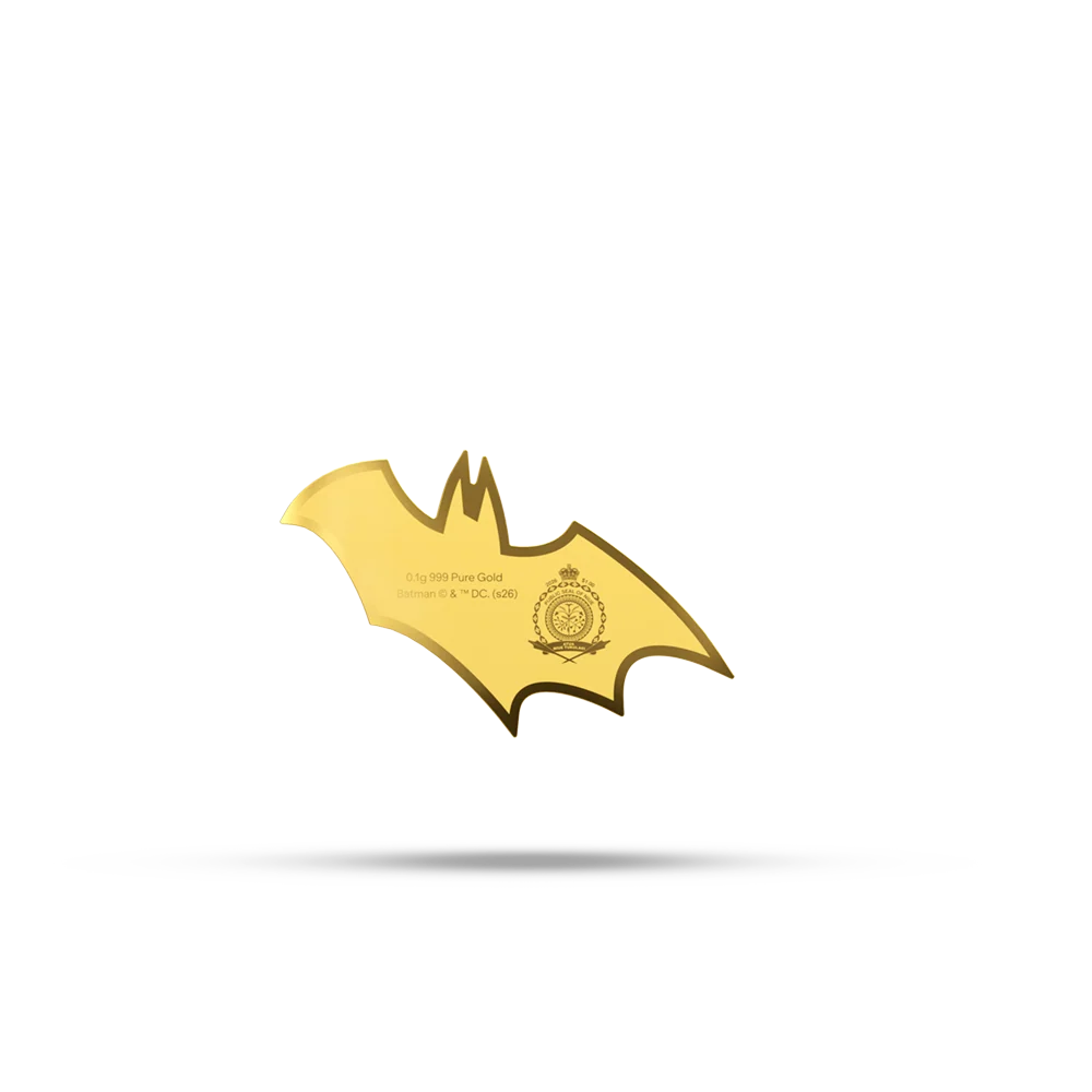 Batman's Emblem 0.1 g Gold Collectible Coin