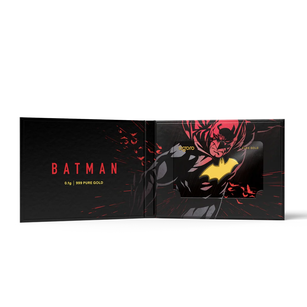 Batman's Emblem 0.1 g Gold Collectible Coin