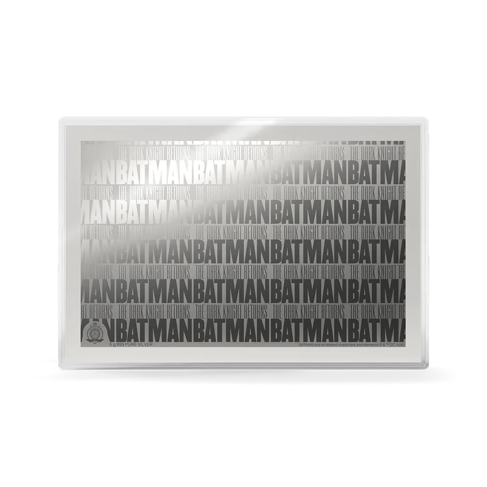 The Dark Knight Returns: BATMAN™ 5g Silver Collectible Foil