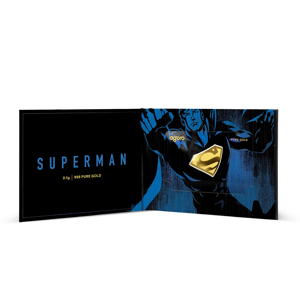 Superman's Emblem 0.1 g Gold Collectible Coin