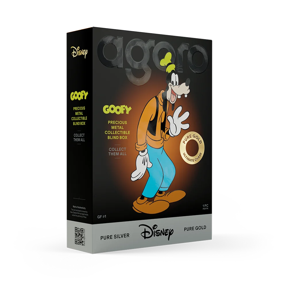 2026 Disney Goofy Blind Box 1/2oz Silver or Gold Collectible Coin by Agoro