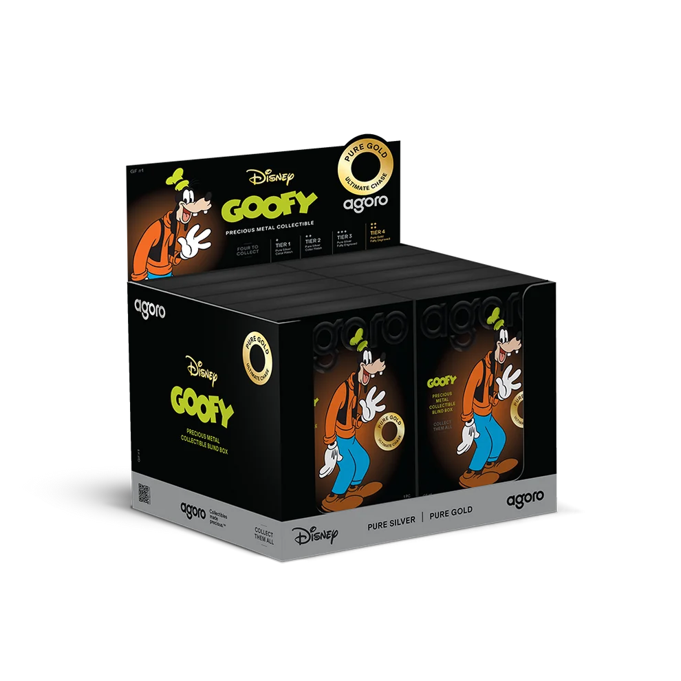 2026 Disney Goofy Blind Box 1/2 oz Silver or Gold Collectible Coin Agoro