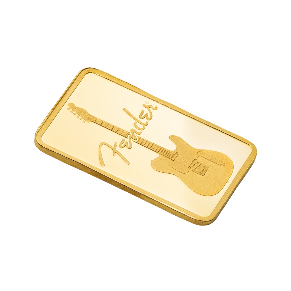 Fender® 80th Anniversary 1g Gold Bar