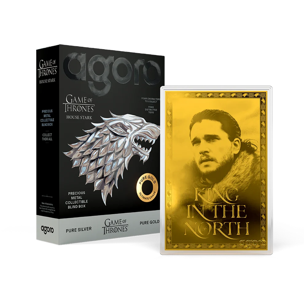 2026 Agoro Game of Thrones House Stark 5g Gold Foil Ultimate Chase