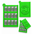 Green CollectaCoin Australia 3D printed wallet with 12 Germania Mint 1g .9999 fine silver bars and matching sliding logo cover