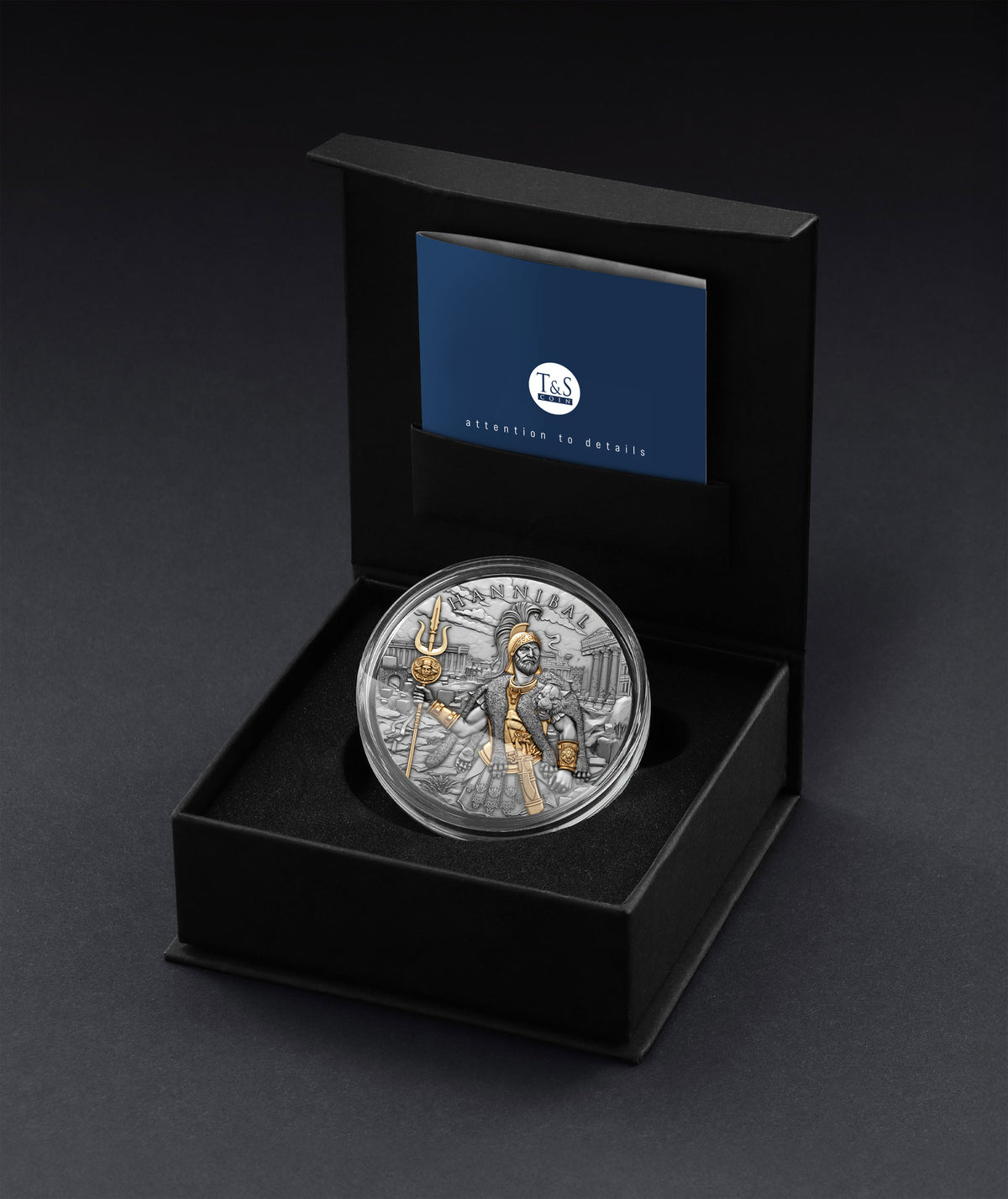 Hannibal – Legendary Warriors 2oz Silver High Relief Coin | Niue $5