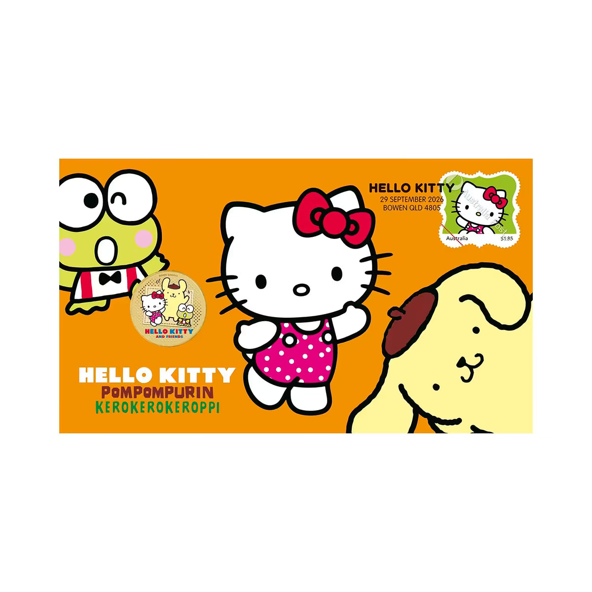 Hello Kitty Keroppi and Pompompurin PNC Character Collectible